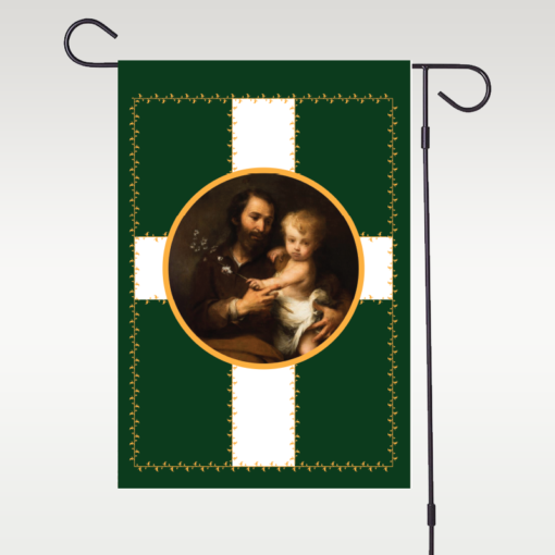 St. Joseph Catholic Garden Flag